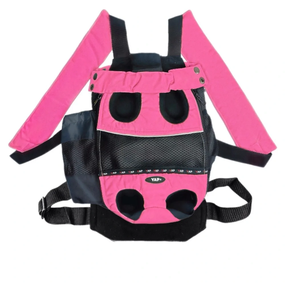 YAP Pink and Black Pet Carrier Backpack NWOT